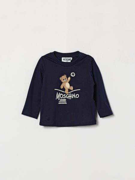 Camiseta de manga larga Moschino para niño con estampado Teddy Bear