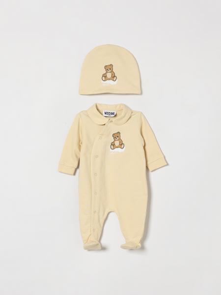 Moschino Boys' 2-Piece Cotton Set with Peter Pan Collar