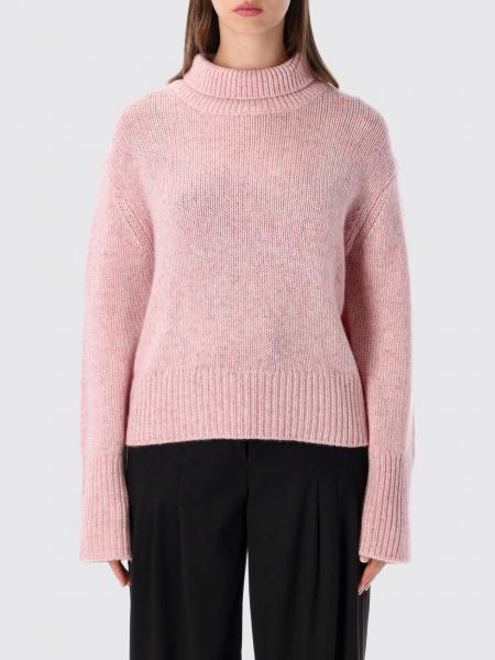 Dolcevita Lisa Yang in 100% cashmere con spalle scese e maniche lunghe