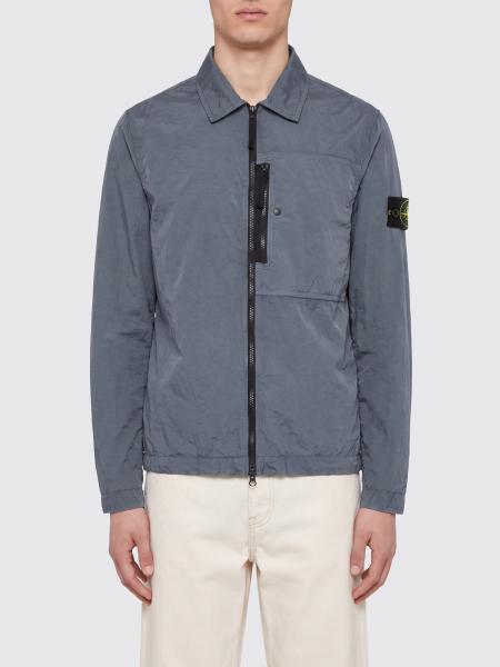 Hemdjacke Stone Island aus recyceltem Econyl®-Nylon mit Reißverschluss