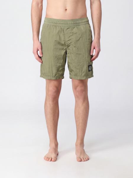Stone Island Nylon-Badeshorts mit elastischem Bund und Logo-Patch