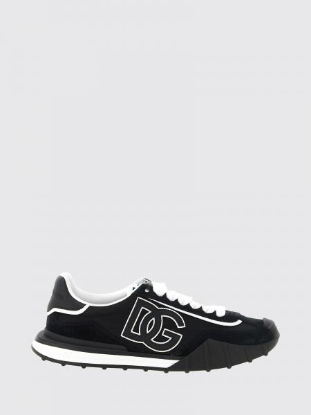Dolce & Gabbana DG Athletic Leather and Nylon Sneakers with DG Monogram