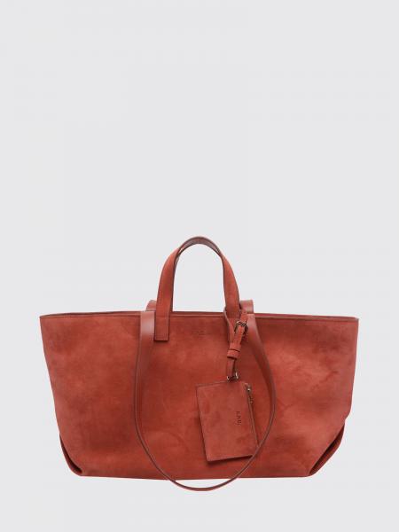 Le Drummer Large Suede Tote Bag A.P.C. with Four Handles