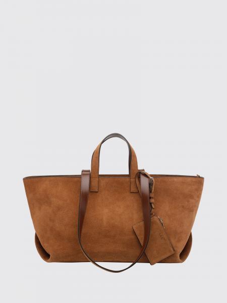 Le Drummer Large Suede Tote Bag A.P.C. with Four Handles