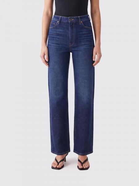 Khaite Danielle High-Waisted Straight-Leg Denim Jeans