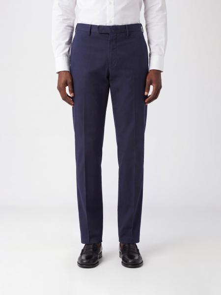 Incotex Slim Fit Stretch Cotton Chinos with Slant Pockets