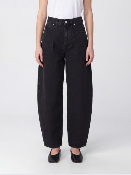Le De-Nîmes Ovalo High-Waisted Baggy Jeans Jacquemus in Cotton Denim