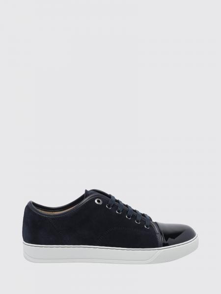 Zapatillas DBB1 Lanvin de piel de becerro de ante con puntera de charol