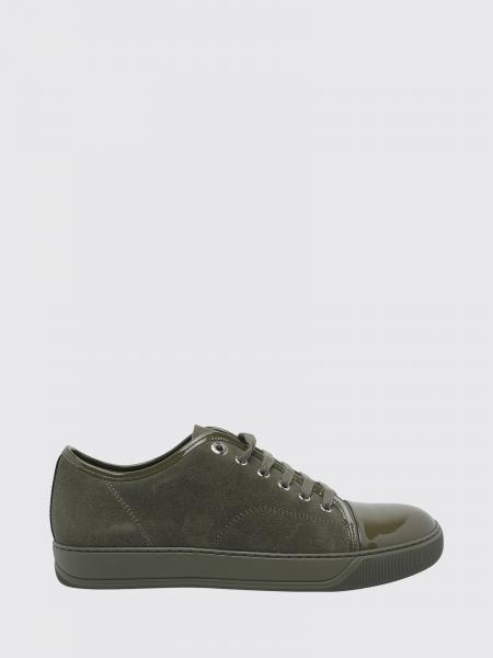 Zapatillas DBB1 Lanvin de piel de becerro de ante con puntera de charol