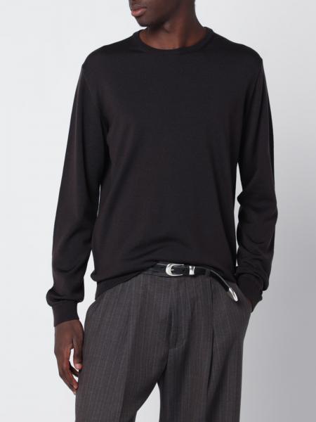Roberto Collina Pure Virgin Wool Long-Sleeved Crewneck Jumper