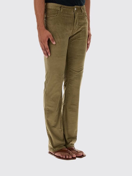 Pantalon chino Etro en velours côtelé à cinq poches et jambe droite