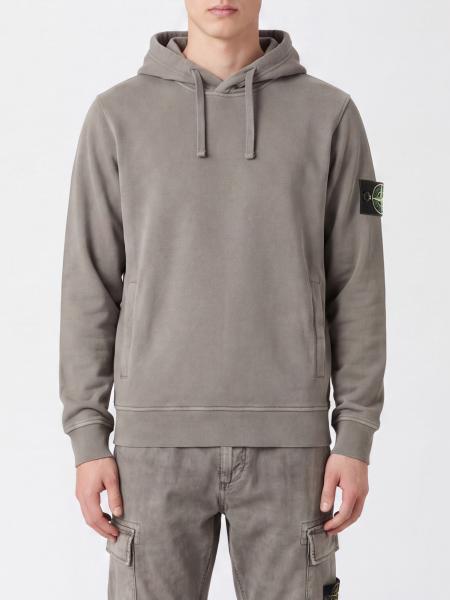 Sudadera con capucha Stone Island de algodón con parche del logo Compass