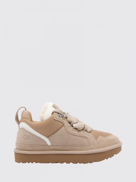 Lo Lowmel Low-Top Wildleder-Sneaker UGG mit Woll-Innenfutter