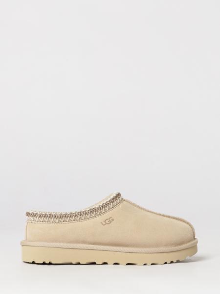 UGG Tasman II Suede Sabot Mules with Wool Interior