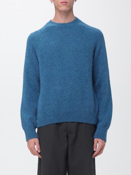 Dries Van Noten Long-Sleeved Crewneck Sweater in Wool and Alpaca Blend