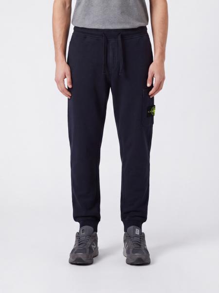 Stone Island Logo Patch Organic Cotton Cargo Pants
