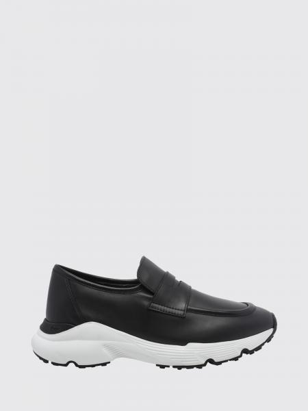 Tod's Penny Loafers in Smooth Calf Leather with a Serrated Sole