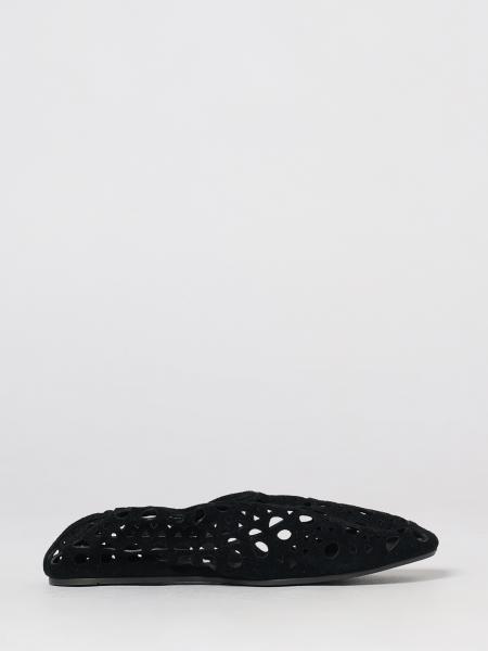 Ballerines Vienne Alaïa en daim perforé avec talon élastique