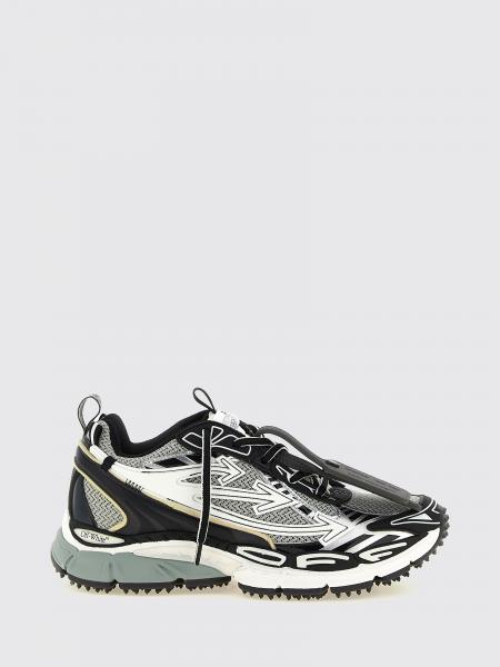 Be Right Back Low-Top-Sneakers Off-White aus Leder und Mesh mit gekerbter Sohle