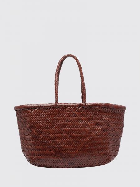 Borsa a mano Dragon Diffusion in pelle intrecciata con doppio manico