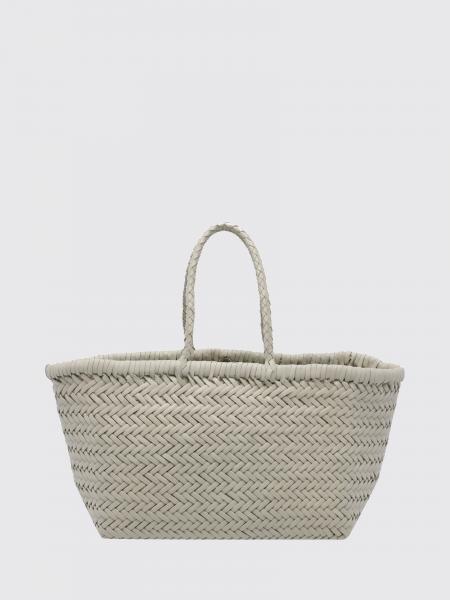 Borsa a mano Triplo Salto Dragon Diffusion in pelle intrecciata con doppio manico