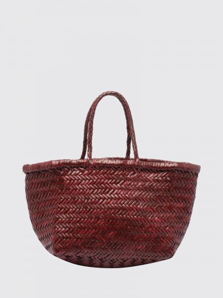 Borsa a mano Triplo Salto Dragon Diffusion in pelle intrecciata con doppio manico
