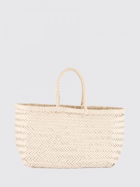Borsa a mano Triplo Salto Dragon Diffusion in pelle intrecciata con doppio manico