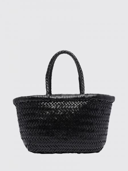 Borsa a mano Gora Dragon Diffusion in pelle intrecciata con doppio manico