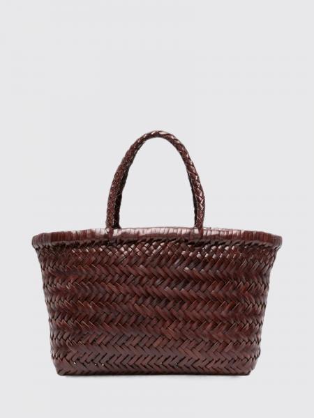 Dragon Diffusion Gora Woven Leather Handbag with Double Handle