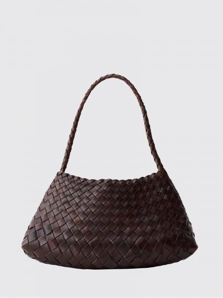 Dragon Diffusion Rosanna Woven Leather Flared Shoulder Bag