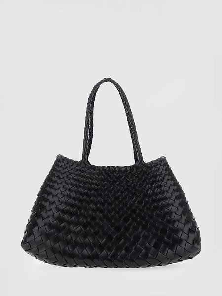 Dragon Diffusion Santa Croce Woven Leather Shoulder Bag with Double Handle