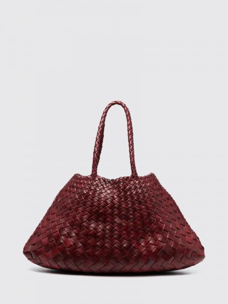 Dragon Diffusion Santa Croce Woven Leather Shoulder Bag with Double Handle