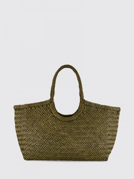 Borsa a spalla Nantucket Dragon Diffusion in pelle con manici intrecciati