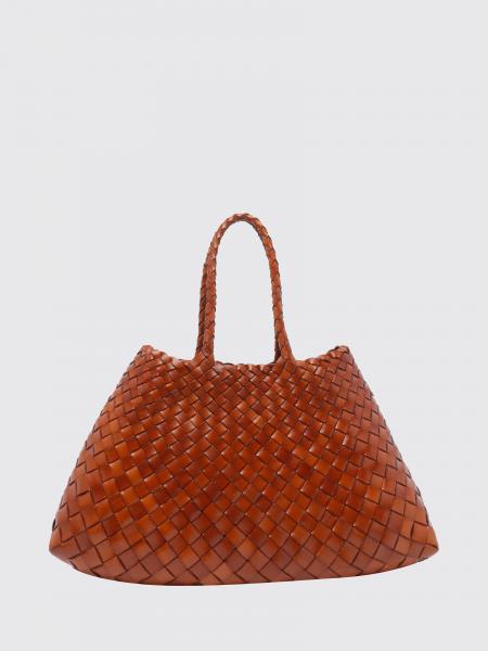 Borsa a mano Santa Croce Dragon Diffusion in pelle intrecciata con forma svasata