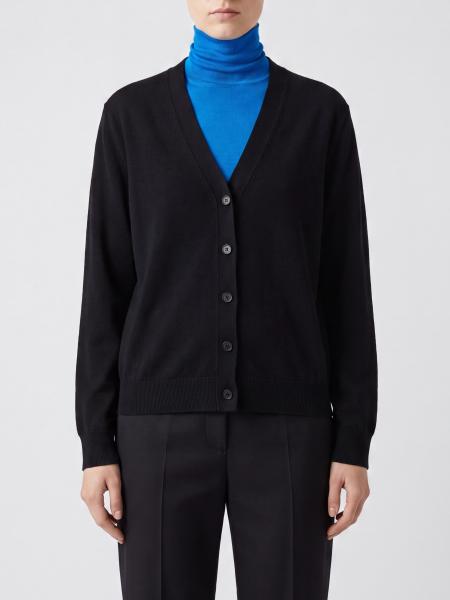 V-Neck Cardigan Jil Sander in Pure Merino Wool