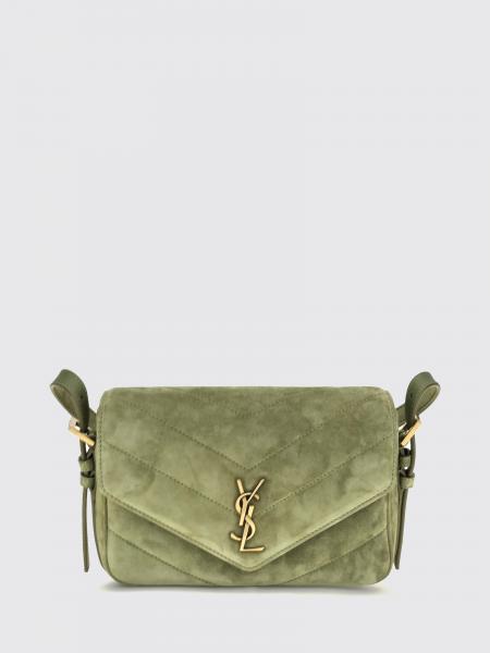 Saint Laurent LouLou Mini Bag in Quilted Suede