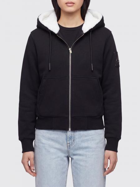 Zip-Up Cotton-Blend Hoodie Moose Knuckles with Applied Logo