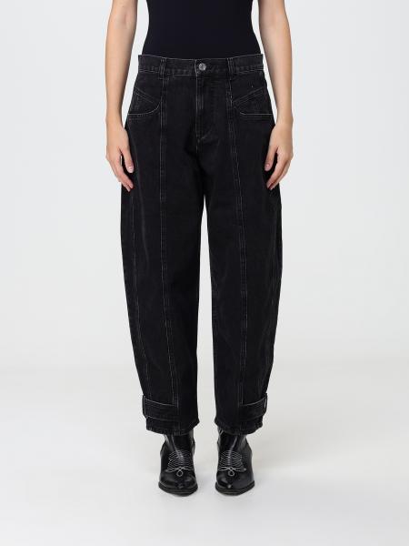 Baggy-Jeans Leja Isabel Marant aus Baumwolldenim mit mittlerer Leibhöhe