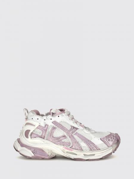 Balenciaga Runner Distressed-Effect Mesh and Rubber Trainers