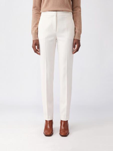 Pantaloni skinny Acino Max Mara a vita media in lana con vestibilità slim