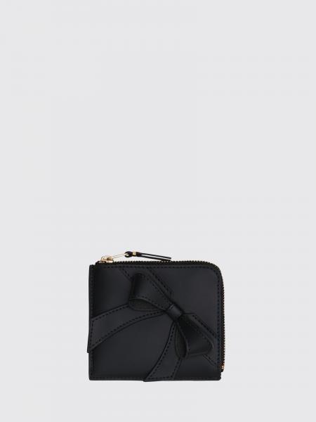 COMME DES GARÇONS WALLET ボウプリント レザー ジップウォレット