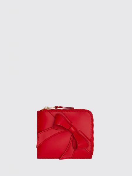 COMME DES GARÇONS WALLET ボウプリント レザー ジップウォレット