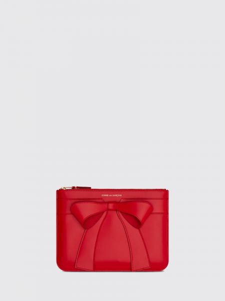 COMME DES GARÇONS WALLET 大号皮革钱包，饰有蝴蝶结印花