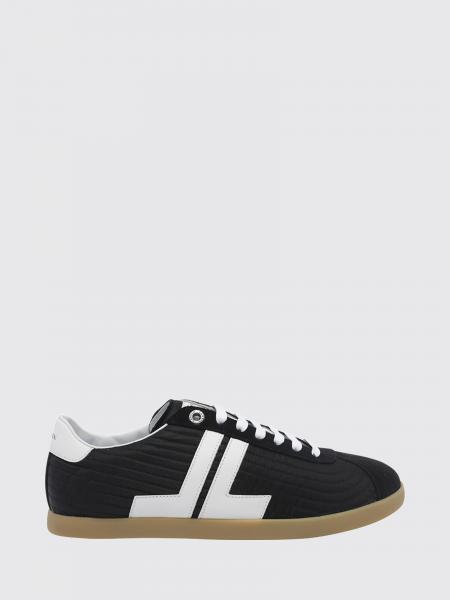 Baskets Glen Lanvin en nylon matelassé à monogramme avec détails en cuir