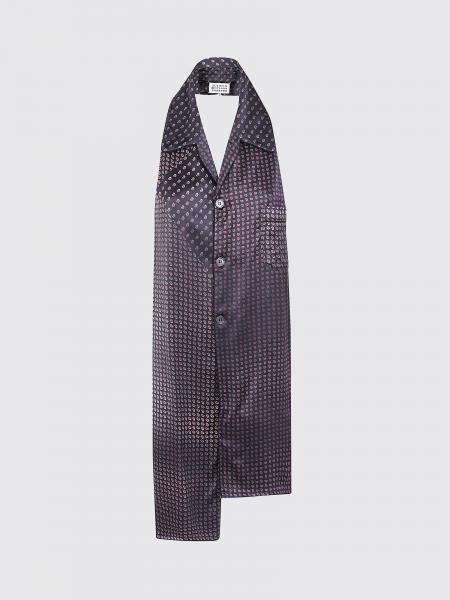 Viscose Scarf Maison Margiela with Paisley Print and Trompe-l'œil Design