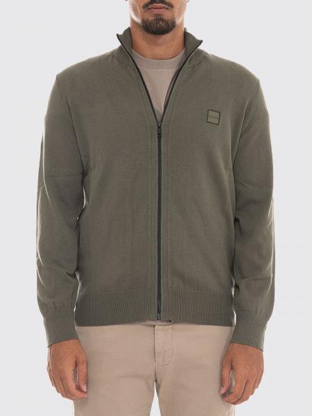 Cotton and Cashmere Turtleneck Zip-Up Jumper Boss
