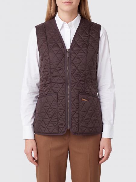Barbour Betty Quilted Recycled Nylon Gilet with V-Neck
