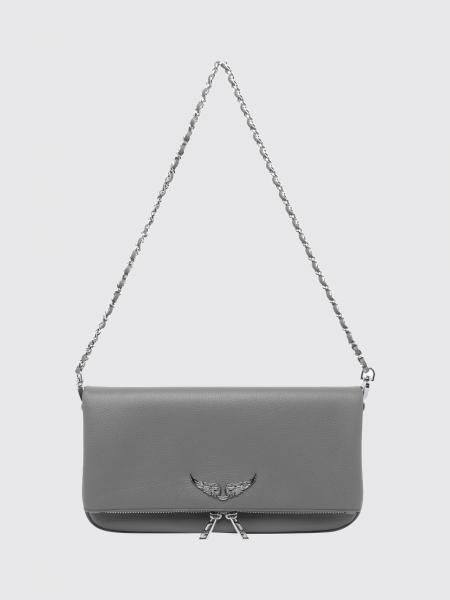Bolso bandolera Rock Zadig & Voltaire de piel de ternera graneada