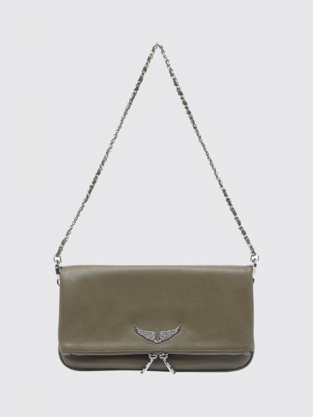 Bolso bandolera Rock Zadig & Voltaire de piel de ternera graneada