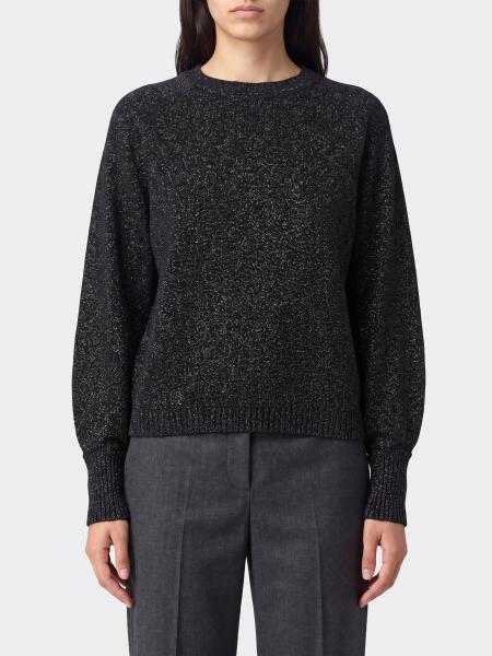 Pullover aus Woll-Kaschmir-Mischung mit Lurexgarn Twinset